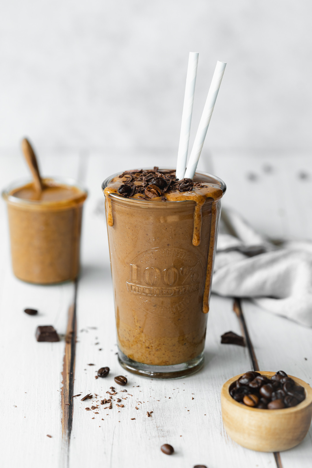 Chocolate Almond Butter Espresso Smoothies