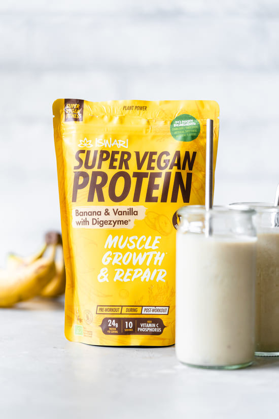 Banilla Milkshae with Super Vegan Protein